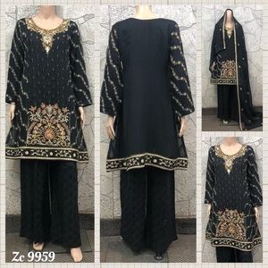 3 piece Gharara outfit